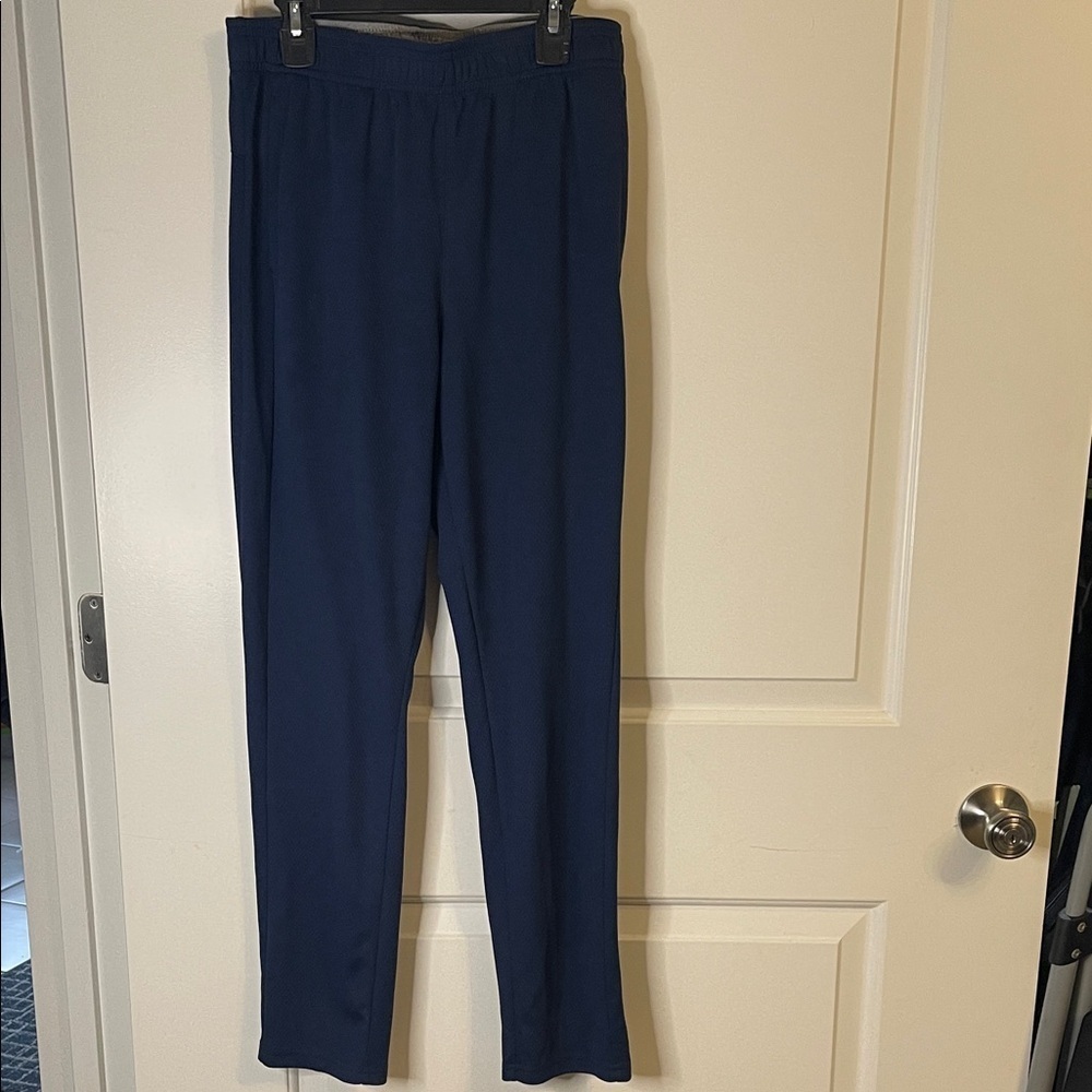 Navy Blue Athletic Driworks Boys Pants, Elastic waist and drawstring